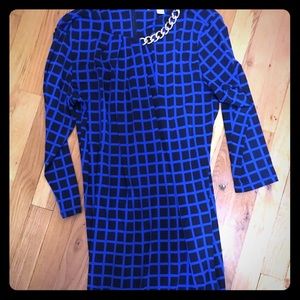 Michael Kors work dress with built in necklace